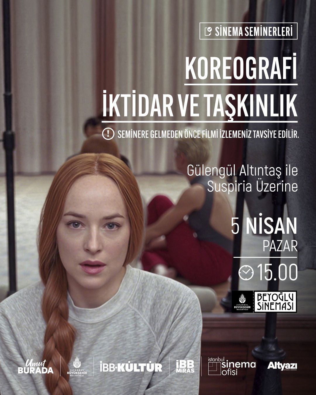 Altyazı Sinema Seminerleri Beyoğlu Sineması’nda: Nisan Programı